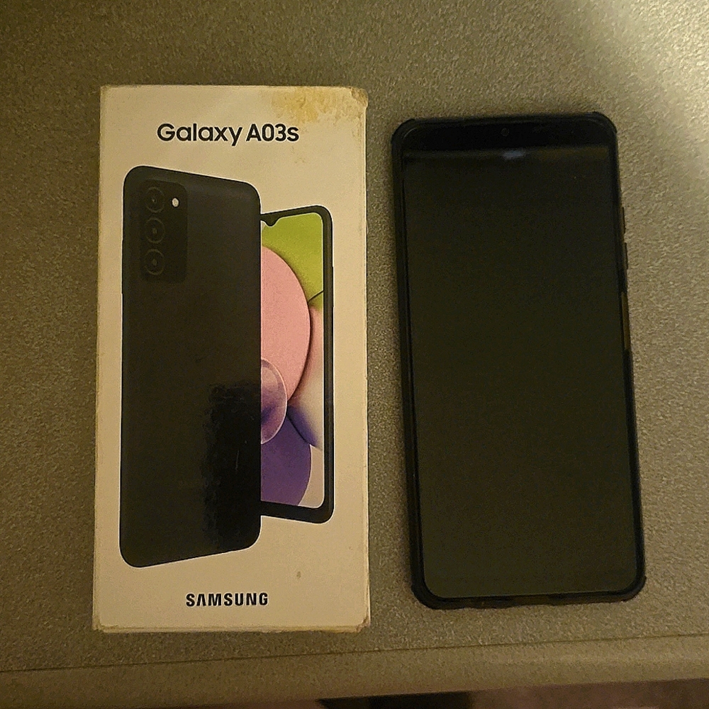 Unlocked Samsung A03s cell phone